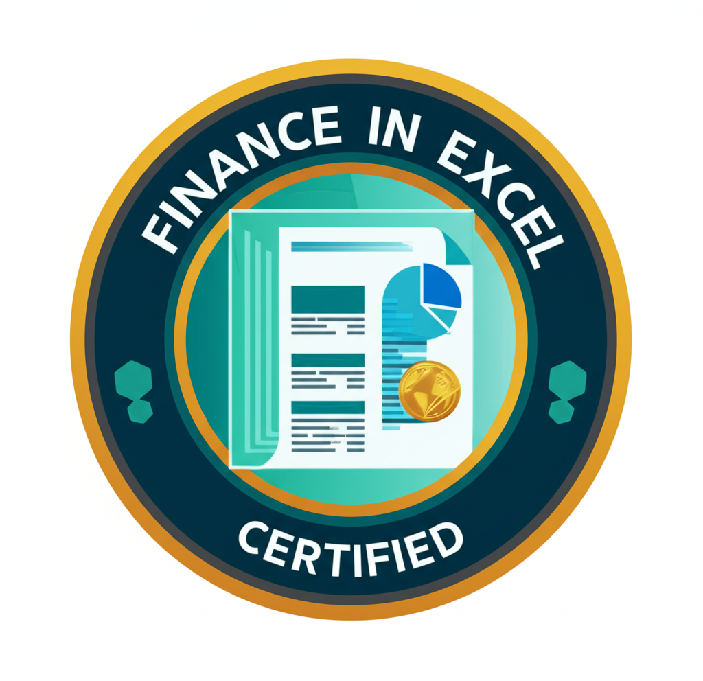 Finance in Excel certification