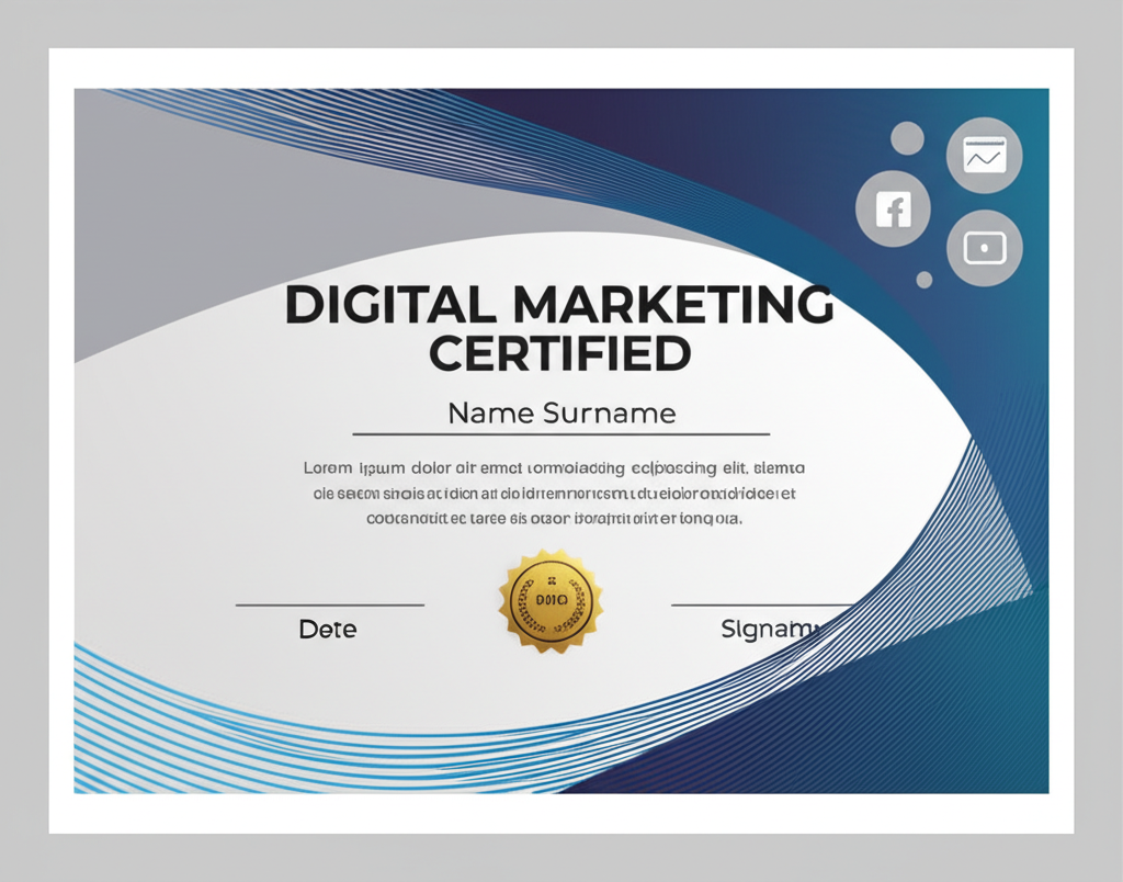 Digital Marketing certification