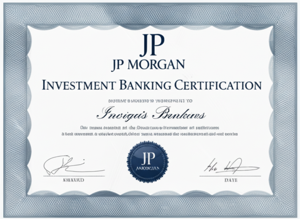 Investment Banking certification